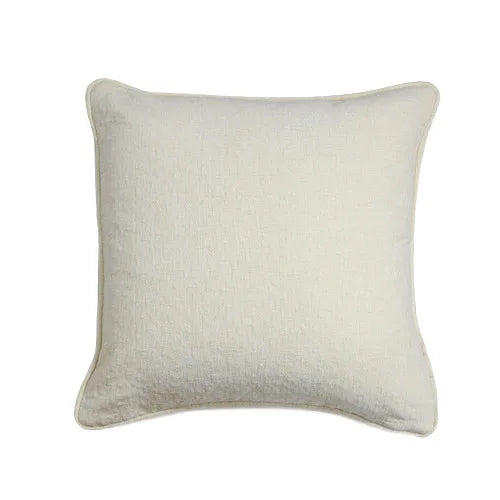 Brown Chenille Cushion Cover 18x18Inch by Axyaa - Luxe Pillowcase for Home Decor