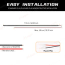 Axyaa LED Acrylic Strip: Cuttable, Flexible Decorative Car Interior Lamp