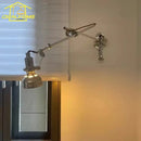 Axyaa Swing Arm LED Wall Lamp Bauhaus Design for Bedroom Study Cafe