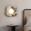 Axyaa Marble LED Wall Sconce Reading Lamp for Home Decor