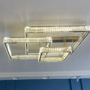 Axyaa Crystal Ceiling Lights: Modern Dimmable Luxury for Living Room & Bedroom