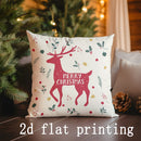 Axyaa Winter Animal Pattern Throw Pillows - Sofa Bedroom Car Cushion Cover