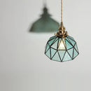 Axyaa Amber Clear Glass LED Pendant Chandelier - Vintage Hanging Lamp