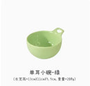 Axyaa Round Ceramic Baking Bowl for Kids and Family Home Cooking