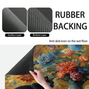Axyaa Vintage Flower Plant Vase Drying Mat Absorbent Non-Slip Placemat