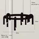 Axyaa Nordic Iron LED Chandelier: Creative Home Decor Lighting Fixture