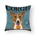 Funny Cartoon Cat & Dog Pillow Covers by Axyaa: Luxury Sofa Bed Decor Pillowcase