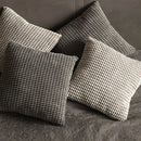 Axyaa Soft Corduroy Corn Grain Throw Pillow Cover for Home Decor - 40/45/50cm