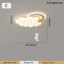 Axyaa Rainbow Cloud Ceiling Lamp for Kids' Room Decor and Eye Protection