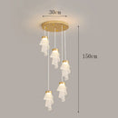 Axyaa Elegant Dining Room Chandelier Salon Ceiling Lamps Fancy Pendant Lights