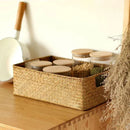 Axyaa Woven Basket Storage Organizer for Sundries, Drawer, Closet, Desktop - Cesta Mimbre