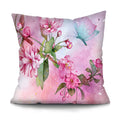 Axyaa Bird Oil Painting Cushion Cover - Chinese Style Home Decor