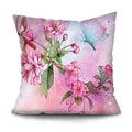 Axyaa Bird Oil Painting Cushion Cover - Chinese Style Home Decor