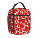 Axyaa Heart Insulated Lunch Bag: Romantic Portable Thermal Box for Work Picnic Travel