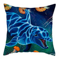Axyaa Dolphin Pattern Cushion Cover 45x45cm