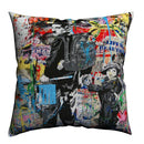 Banksy Street Art Pillowcase Cover 45x45cm - Axyaa Home Decor