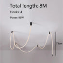 Axyaa Weaving Hose Ceiling Lamp for Home Decor Lighting
