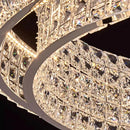 Axyaa Luxury Crystal Chandelier Pendant Light for Living Room Dining Room Ceiling