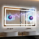Axyaa Smart LED Backlit Bathroom Mirror with Bluetooth and Anti-Fog Technology
