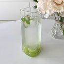 Axyaa Korean Glass Cup Set - Clear Drinking Glasses for Various Beverages