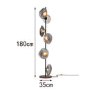 Axyaa LED Standing Lamp, 3-Color Brightness Control, Modern Remote-Controlled Floor Lamp
