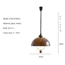 Axyaa Amber Shades Retro Dining Room Pendant Chandelier Lighting for B&B Tea Room
