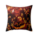 Axyaa Halloween Pumpkin Print Cushion Cover for Home Sofa Decoration