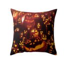 Axyaa Halloween Pumpkin Print Cushion Cover for Home Sofa Decoration