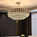 Axyaa Crystal Chandelier: Modern Simple Fashion Living Room Lighting