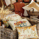 Axyaa Autumn Pumpkin Maple Leaf Lumbar Pillowcase 30x50cm