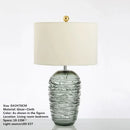 Axyaa Nordic Glaze Table Lamp | Modern LED Desk Light for Living Room & Bedroom