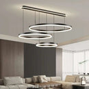 Axyaa Minimalist Ring LED Chandelier for Living Room Modern Pendant Light