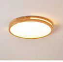 Axyaa Nordic Wood LED Ceiling Light for Living Room & Bedroom