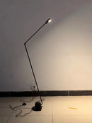 Axyaa Swing Arm LED Floor Lamp Modern Retro Style for Living Room & Study