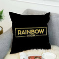 Axyaa Rainbow High Pillowcases 45*45 Decorative Cushion Covers for Home Décor
