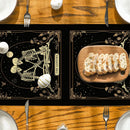 Skeleton Flower Table Runner by Axyaa: Rustic Decor for Wedding Party, Home, Coffee Shop