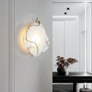 Axyaa Spanish Marble Alabaster Wall Lamp Luxurious All-Copper Indoor Decor