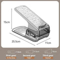 Axyaa Double-layer Adjustable Shoe Slots Cabinet for Closet Organization