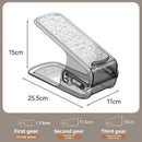 Axyaa Double-layer Adjustable Shoe Slots Cabinet for Closet Organization