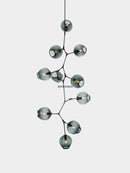 Axyaa Modern Glass Bubble Chandelier for Living Room Dining Island Lighting