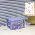 Axyaa Kawaii Desk Organizer Drawer for Stationery, Cards, and Small Objects