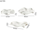 Axya Ceramic Dinner Plate Set for Molecular Cuisine and Sushi - Specialty Tableware