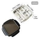 Axyaa Stainless Steel Divided Lunch Box with Compartments