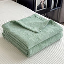 Axyaa 100% Cotton Muslin Throw Blanket - Lightweight Breathable Boho Throws