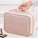 Axyaa Elegant Makeup Bag: Large Capacity, Handle, Travel-Friendly Cosmetic Organizer