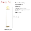 Axyaa Nordic LED Floor Lamp for Modern Living Space - Creative Decorative Standing Light