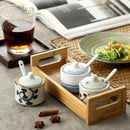 Axya Ceramic Seasoning Tank Set - Kitchen Storage Bottles & Jars