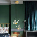 Axyaa Butterfly Acrylic LED Chandelier for Bedroom, Home Décor - Pendant Ceiling Light