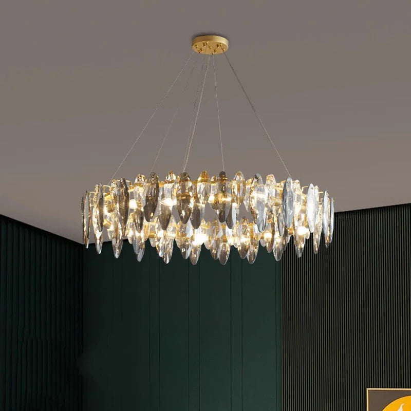 Axyaa Modern LED Pendant Chandeliers for Living and Dining Room Lighting