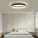 Axyaa Modern LED Ring Chandelier for Living Room Bedroom Balcony Flush Mount Ceiling Lights